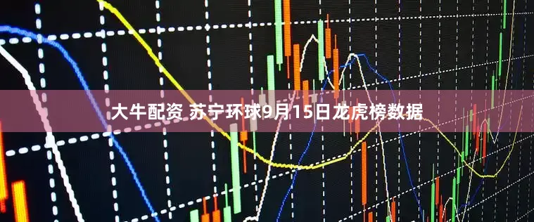 大牛配资 苏宁环球9月15日龙虎榜数据